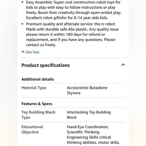 GILI Robot Building Remote Control Gift STEM Building Kit for Boys 8-12 - 3 in 1 - Picture 10 of 11